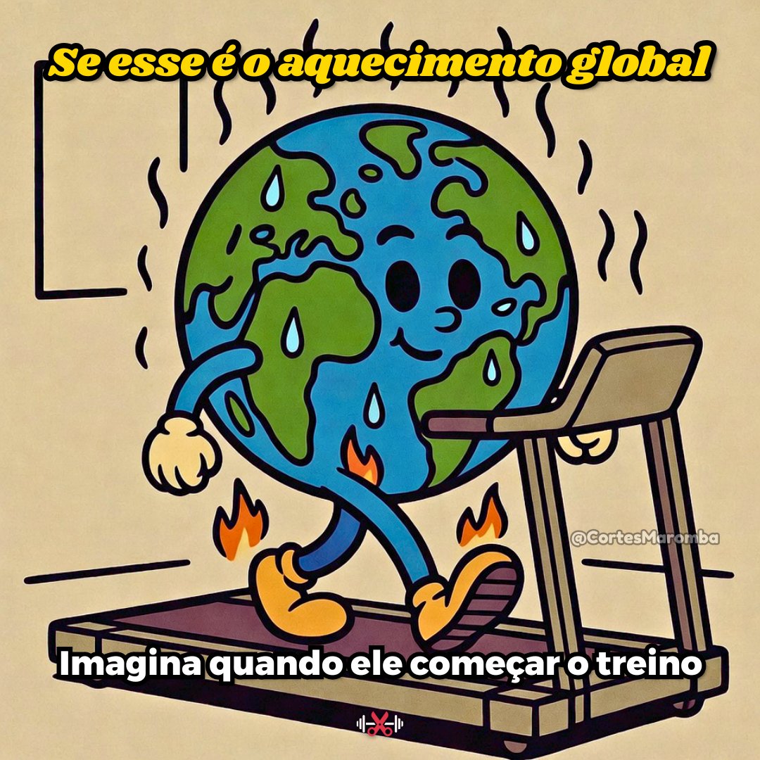 CortesMaromba_'s tweet image. Imagina só como vai ficar o calor quando começa o treino