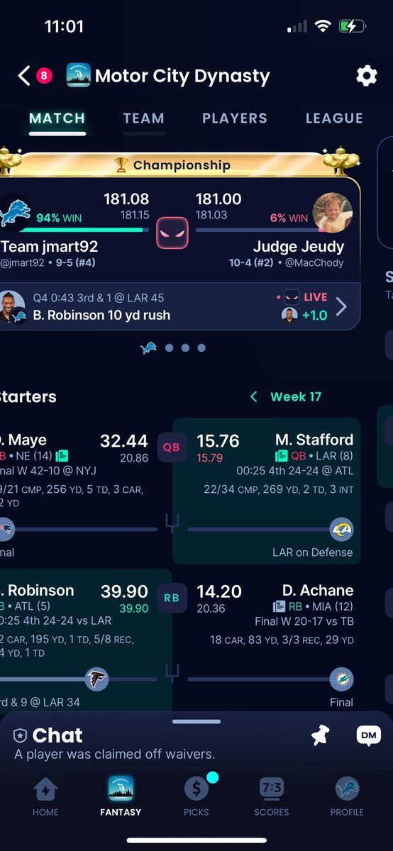 JBooya3's tweet photo. @BarstoolBigCat All hail Bijan won by .08 https://t.co/DI0y1GoiIP