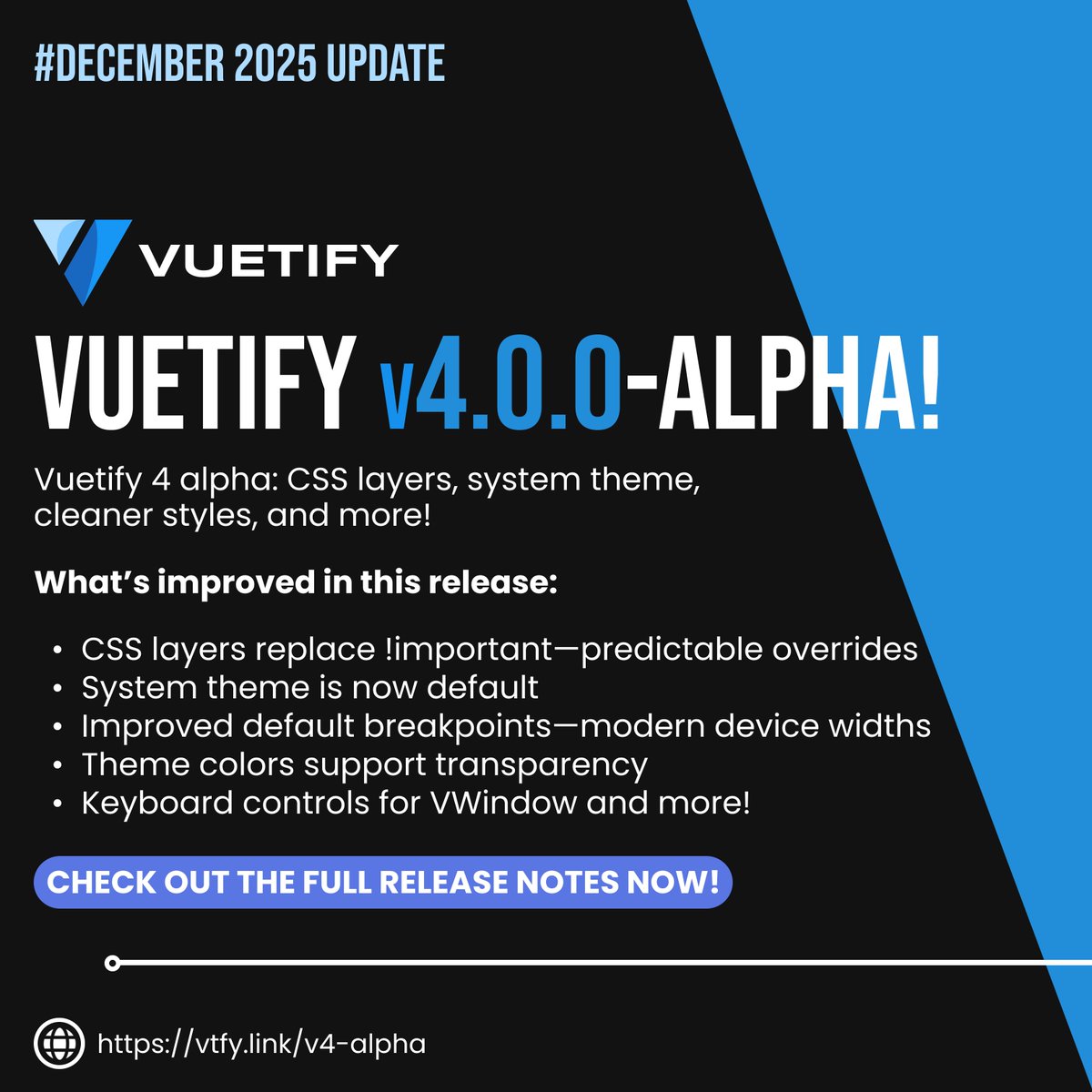 v4 alpha is live vtfy.link/v4-alpha