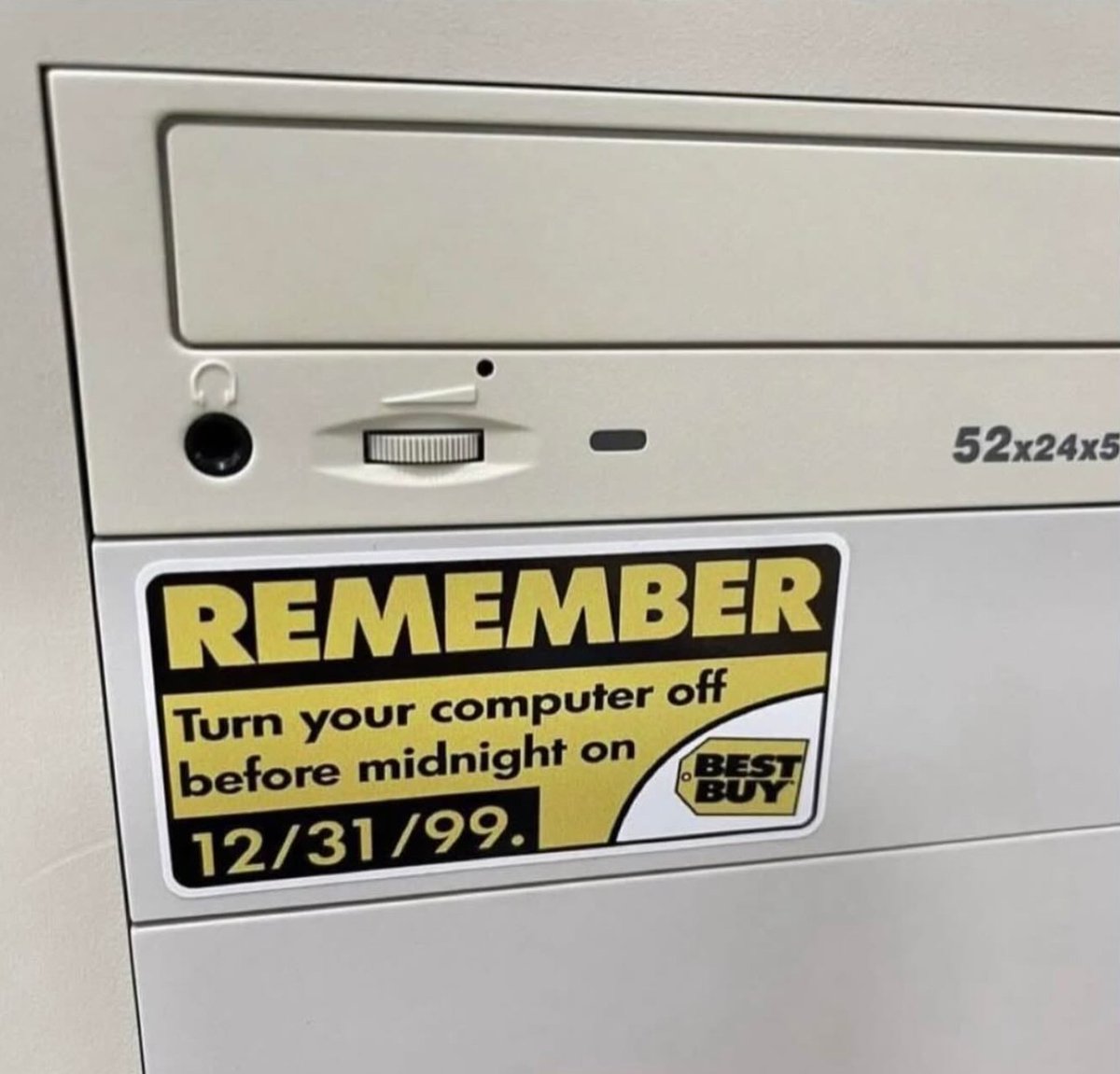 Old_SchoolEddie's tweet image. I survived the Y2K Apocalypse! 

Stocked up on canned goods, bottled water, and a generator... only for the biggest disaster to be my hangover on January 1, 2000.

Turns out the real bug was all that panic. 

25 years later, still waiting for the planes to fall from the sky. 😂