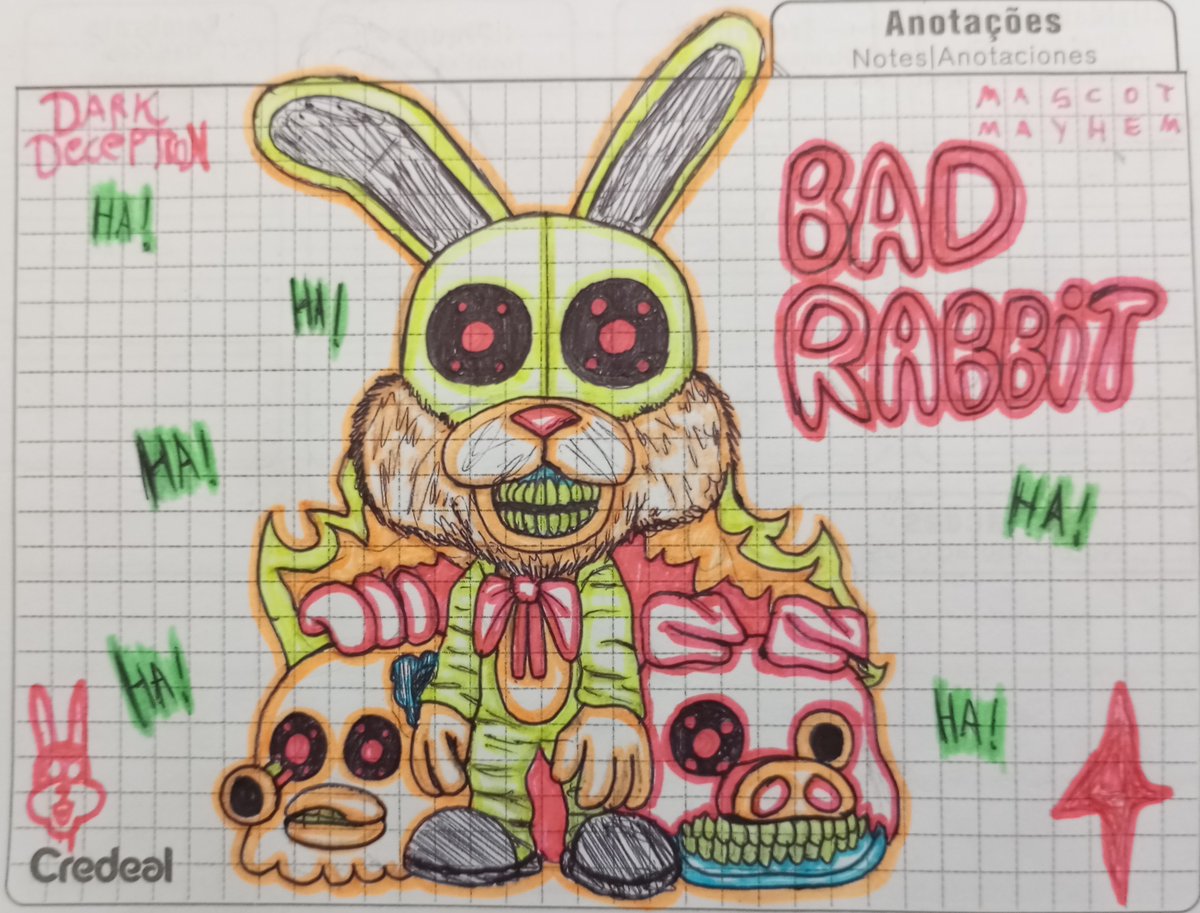 MarcosKayki's tweet photo. DREAD DUCKY & JOY JOY GANG (DARK DECEPTION - NEON)
#darkdeception #dd #dreadducky #luckytherabbit #hangrythepig #pennythechicken #joykill #joyjoygang @DarkDeceptionDD @MonstersMortals @GlowstickEntmt https://t.co/yoGuWVYa5F