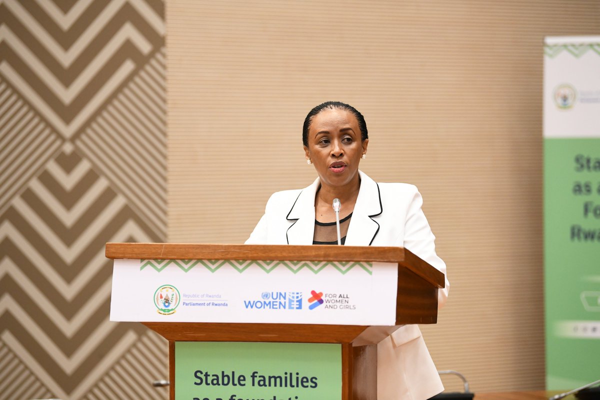 unwomenrwanda's tweet image. Today, @RwandaWomenMPs &amp;amp; @unwomenrwanda convened diverse stakeholders at @RwandaParliamnt for a rich intergenerational dialogue to shape collective action to build resilient, safe &amp;amp; empowered families-the foundation for #Rwanda’s future leaders &amp;amp; accelerated national development.