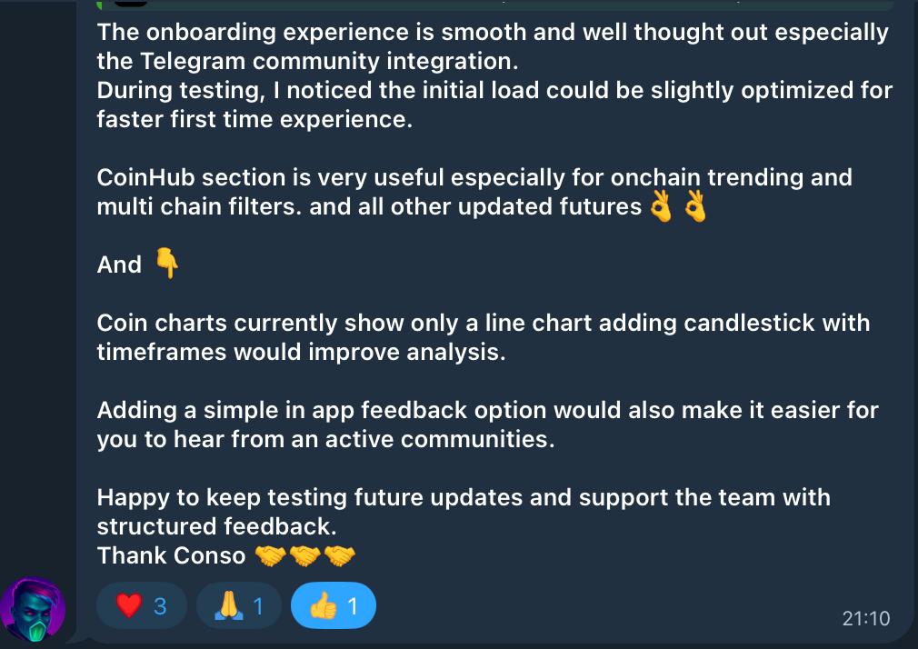 Conso_Max's tweet image. 在每个用户的反馈中进步一点点，产品就会越来越好。 新版本首次公测继续进行中，iOS 的兄弟们再稍等等.