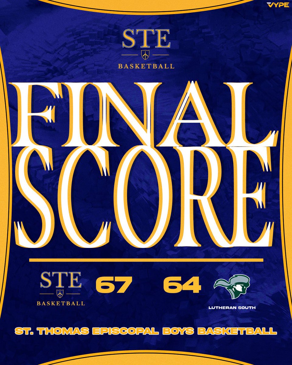 CoachTwine's tweet photo. Final Score (12/29) Game 1 #HoustonPrivateSchoolClassic  STE 67 | LSA 63
STE Top Performers: 🏀 C. Baker 20p | 6-9 FG | 2-4 3PT | 6-6 FT 🏀 WM4 12p | 5-7 FG 🏀 K. Myers 8p | Perfect from the field | 6r
Next Up STE vs Village Tip-Off today at Noon #SaintsWay https://t.co/y5hkXN4OZI