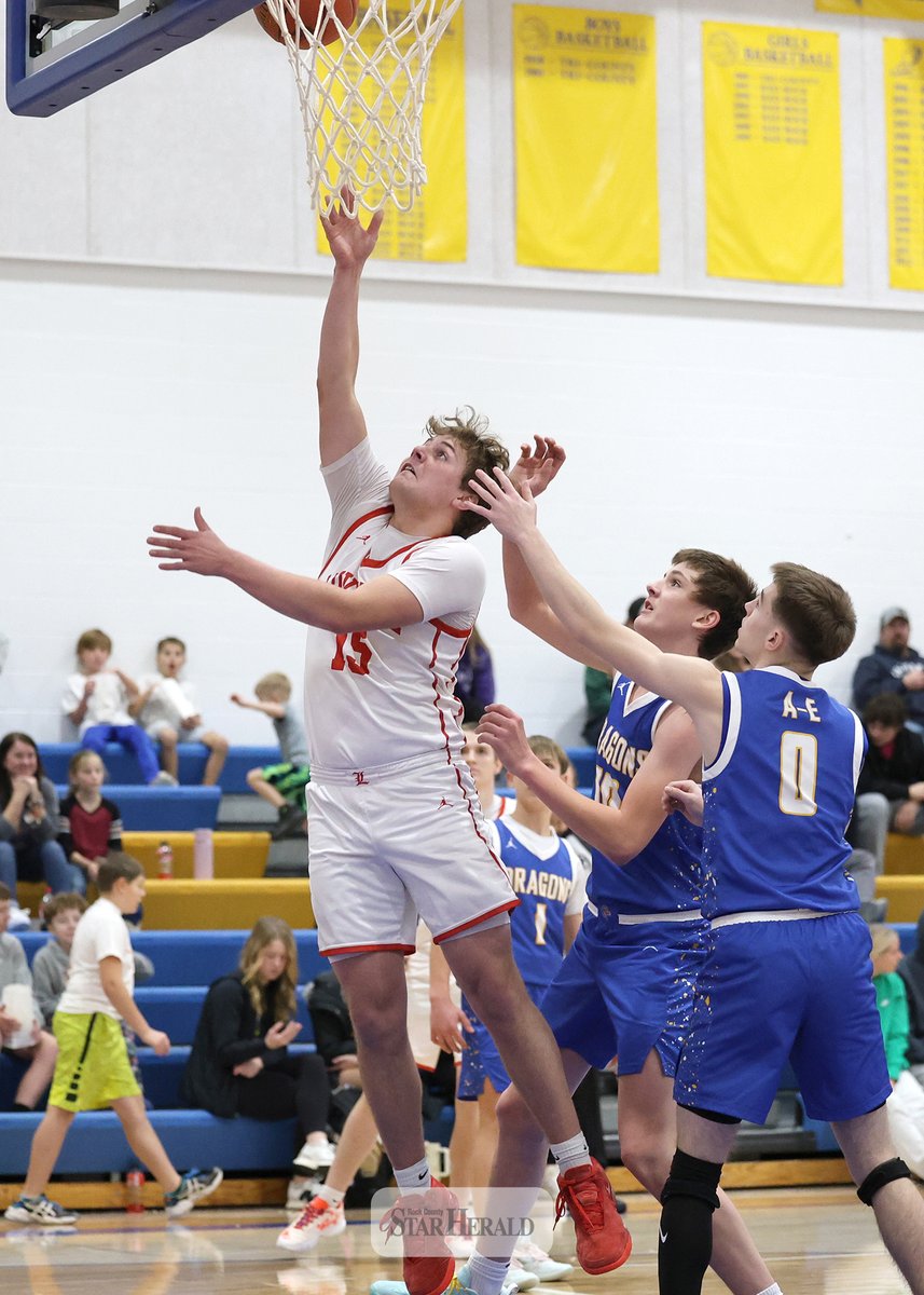 LHS girls’-boys’ basketball win double header vs Adrian/Ellsworth. Cardinal boys beat Dragons 86-39. For coverage see the Dec. 31 edition of the Star Herald in print and online, star-herald.com.