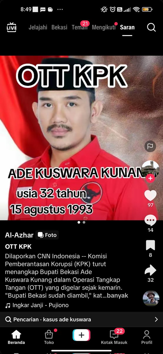 HerryzonM's tweet photo. @GunRomli Bahas koruptor terbaru dari pdip ni rom. https://t.co/F9TKuFHlKk