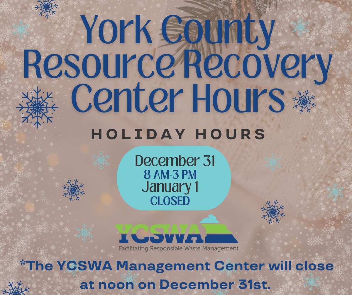 York County Solid Waste and Refuse Authority tweet media