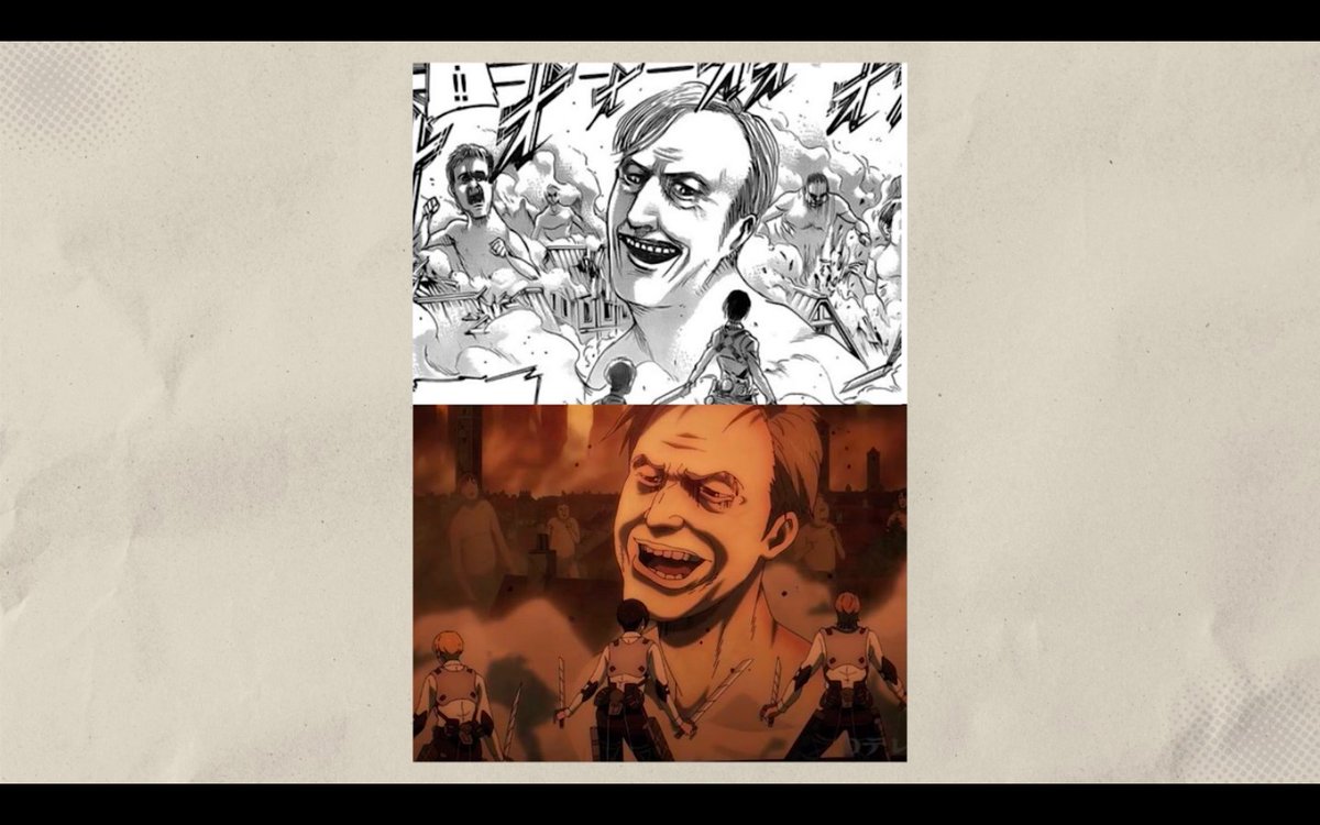 진격거에 사울 굿맨 오마주가 나오는거 몰 랏 어 .., image size:1200x750