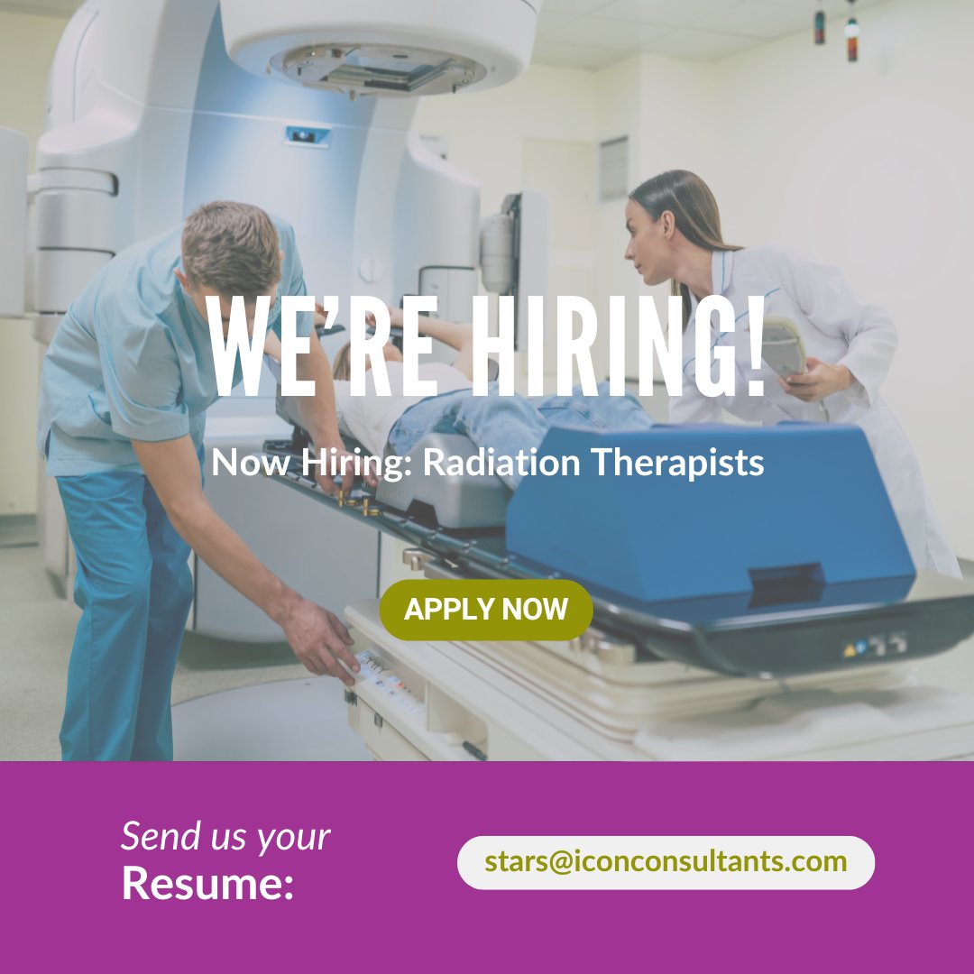 We are looking for US-based Radiation Therapists:
 
▪️5+ years of experience as a staff radiation therapist
▪️Graduate of an AMA-accredited Radiation Therapy Technology program

Apply online at: hubs.la/Q03YCjgq0
 
#hiring #jobsearch #radiationtherapists #radiationjobs