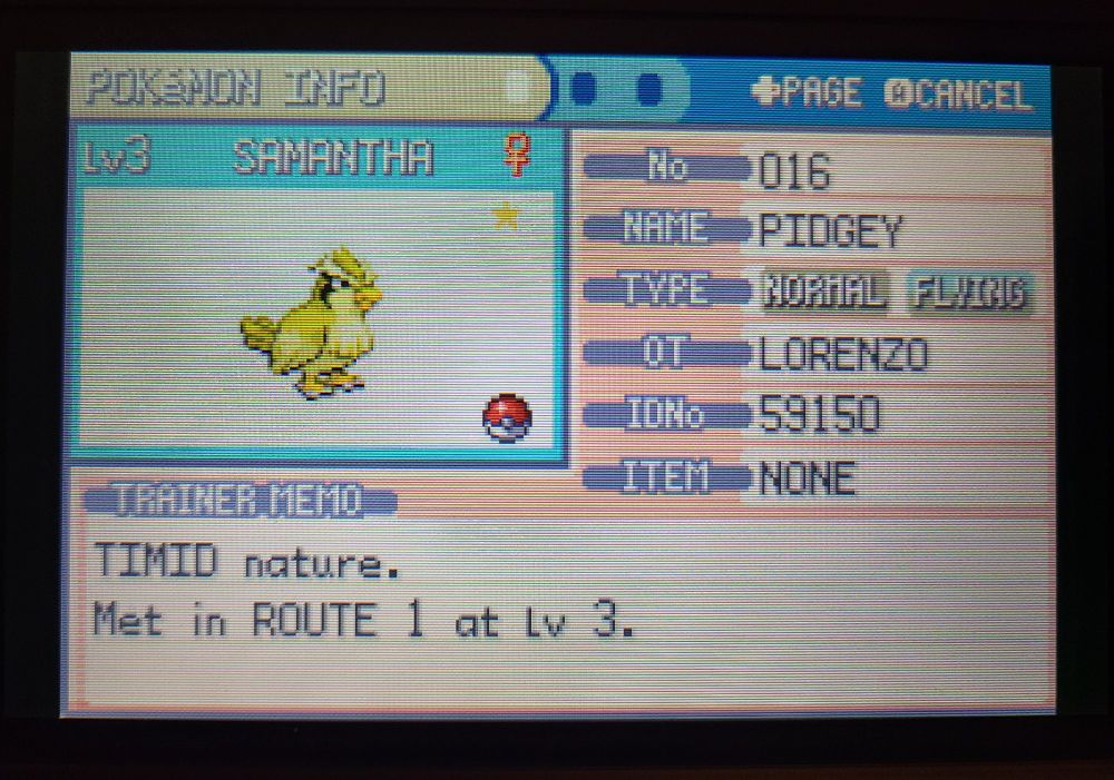 LorenzoDMusic's tweet photo. Got my 1st ever shiny Pokemon in a mainline game during the first 15 minutes of starting a FireRed playthrough🤯 https://t.co/VMPrgNqdCi