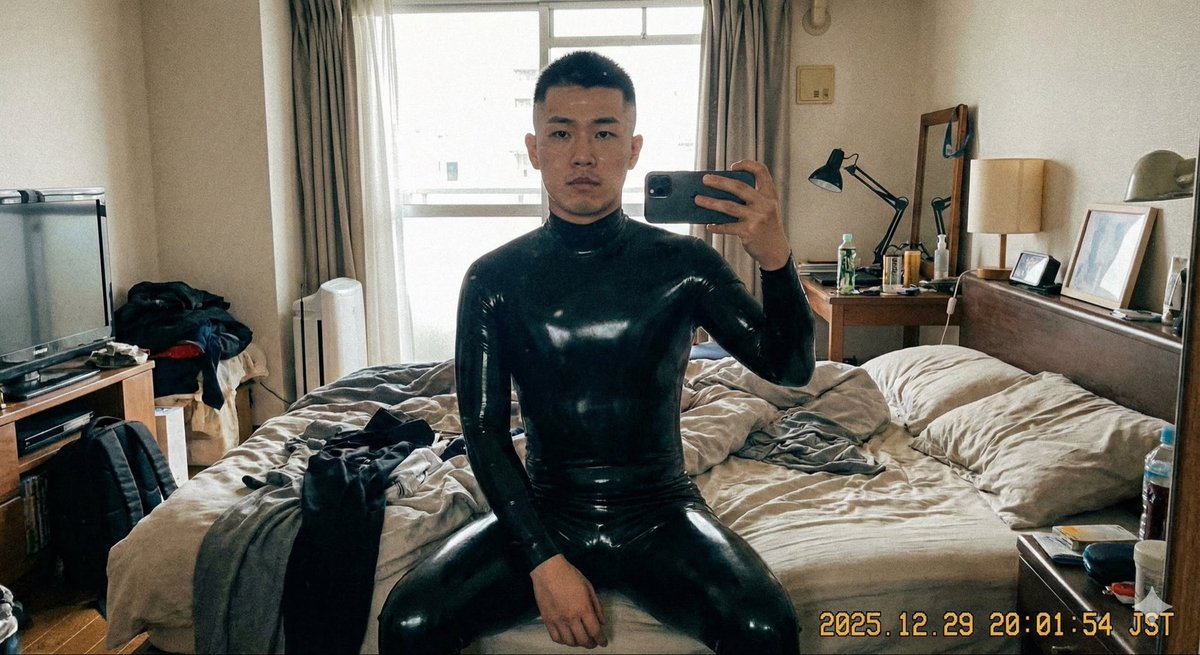 Chenrubber's tweet photo. ai画图。自拍 https://t.co/IE395itqRt