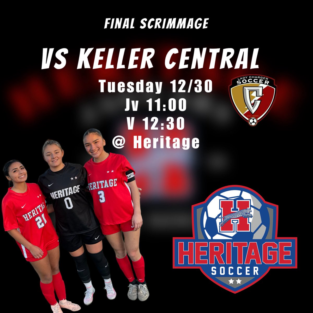 Jagsoccergirls's tweet image. Final Scrimmage Day!!
❤️⚽️💙
#TOUGHJAGS
@MidloHeritage