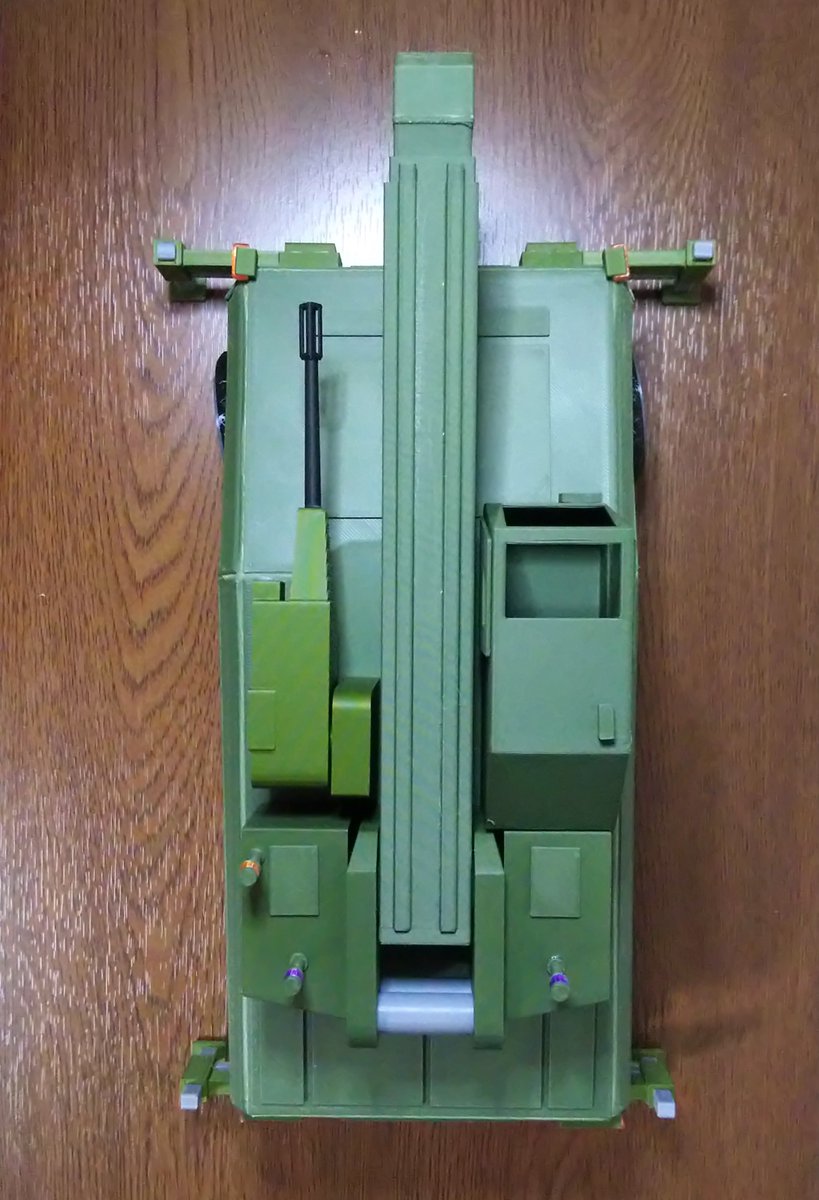 #b3d #blender #geometrynode #bambulab #Suburb2045 #ラジコン
1/24 「中型装甲ラフター 」ラジコン試作（Arduino+IR） 
多目的装甲回収車を1/24スケールでラジコン試作。 
外装の３Ｄプリンター出力と組立が完了。
 実車設定　全長：6.2 m　全幅：3.0 m　全高：2.0 m