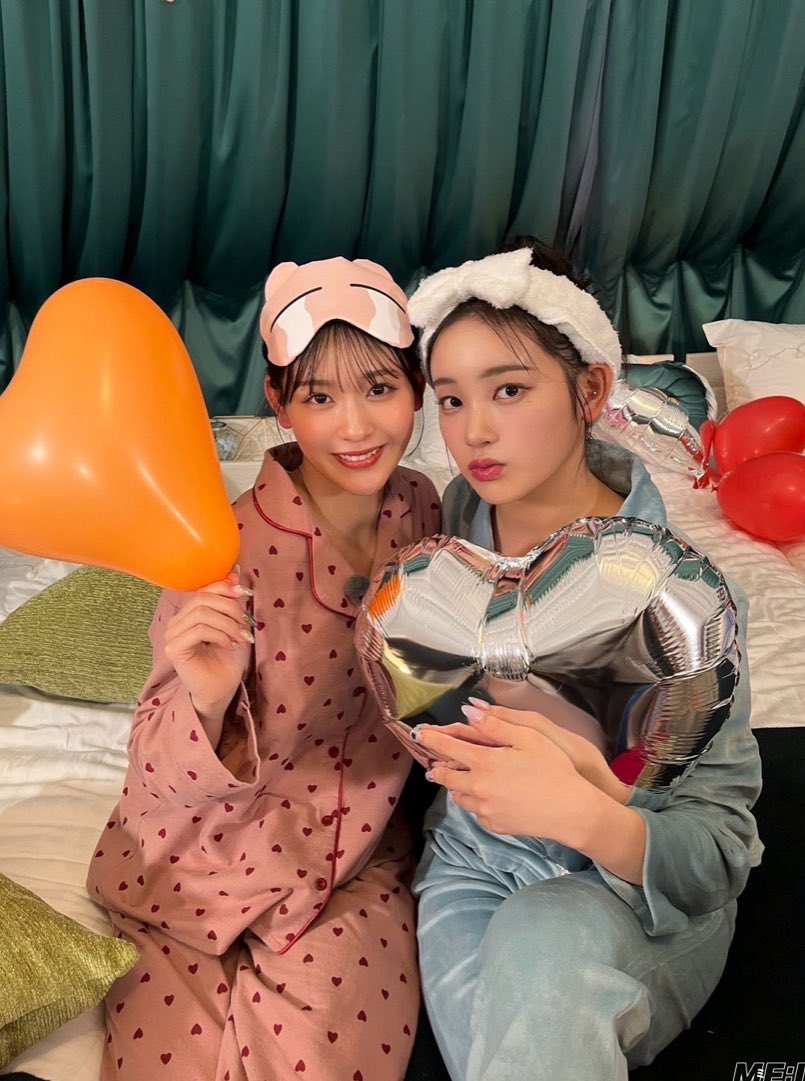 デビュー初期のツーショ🥹💗 #ME_I #加藤心 #櫻井美羽 #石井蘭 #飯田栞