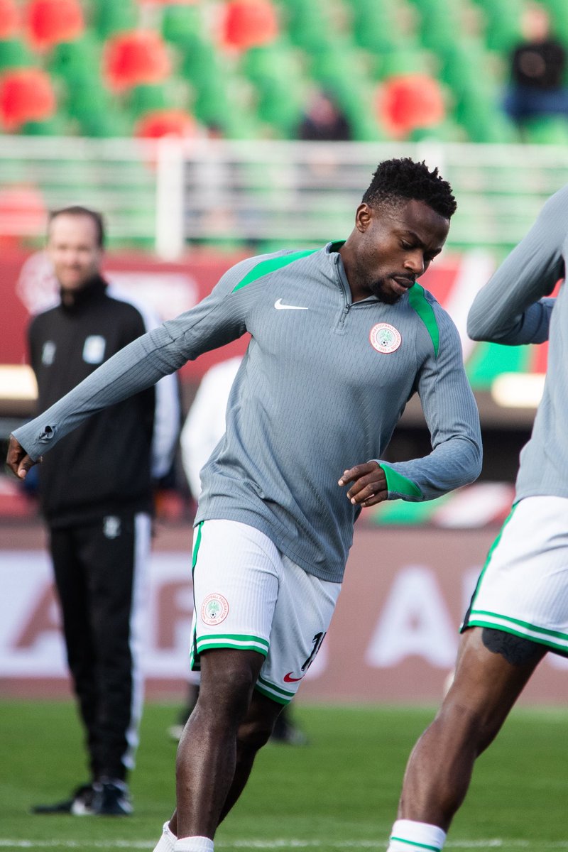 NGSuperEagles's tweet photo. Warm Ups done
Kick off ⌛#Naija4TheWin https://t.co/AHZQnWTXnA