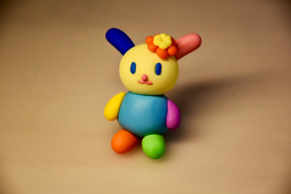 CrayRaan's tweet image. はなうさ！
#樹脂粘土　#ワンドロ部　#はなうさ
