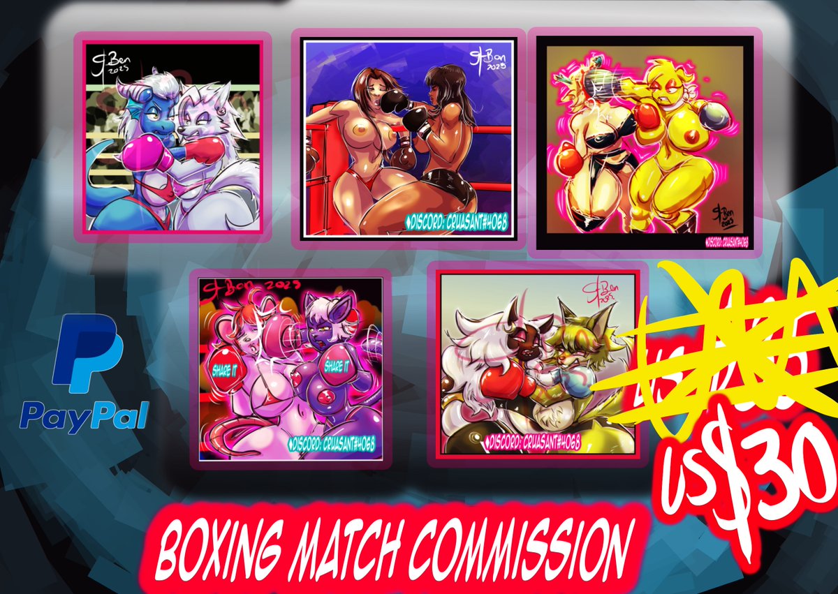 Just a crazy sale hours before the Year  ends... only apply until December , 31,2025.

#boxing #commission #commissionsopen