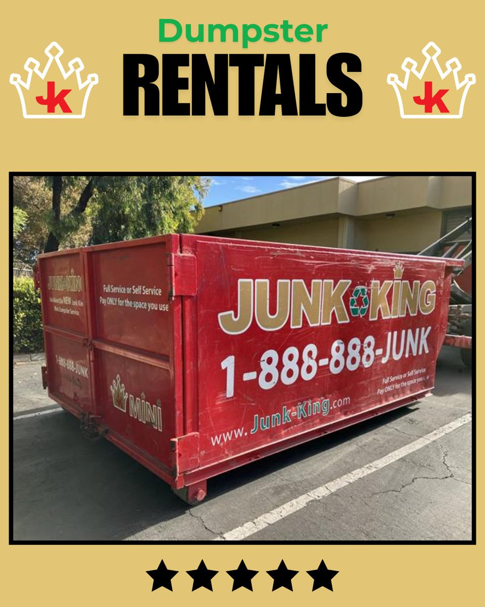 From household junk to heavy debris, our dumpsters handle it all—just give us a call. From homes to businesses, Junk King Fresno is here to handle all your junk removal needs. Call today for a free estimate!
