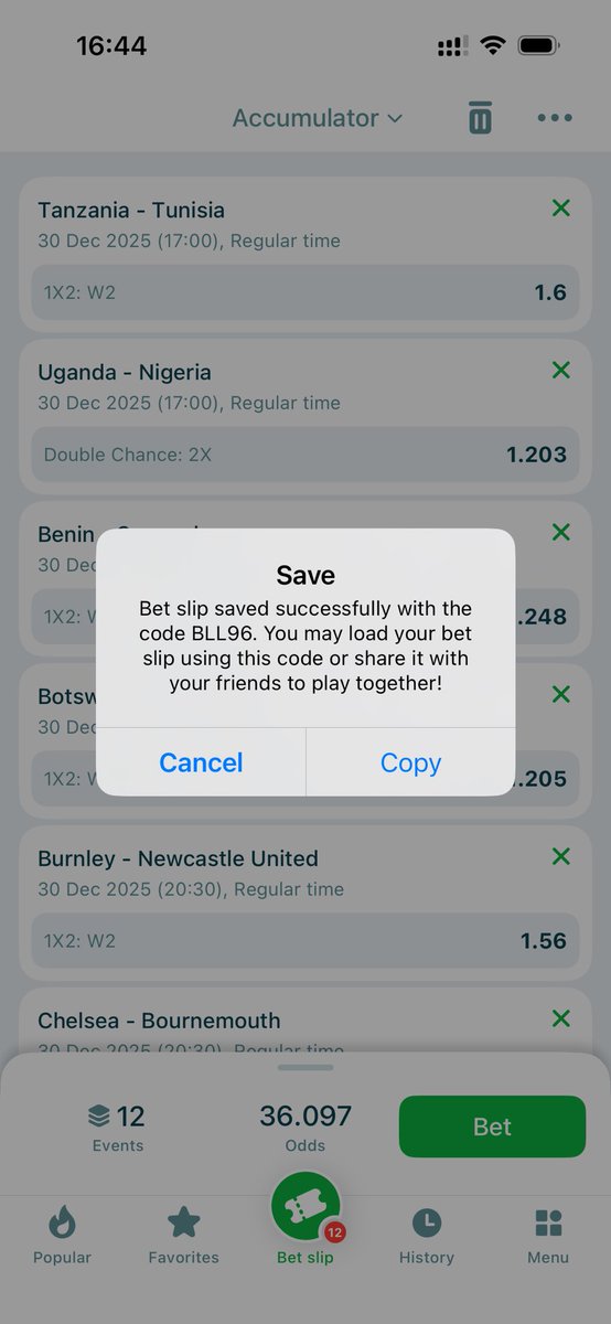 sportingking365's tweet photo. 20 odds on 22BET

Booking code: BLL96

Register &amp; play here: https://t.co/ImEPWekSwj

Promo code: SKING365 https://t.co/byfDXD5ISA
