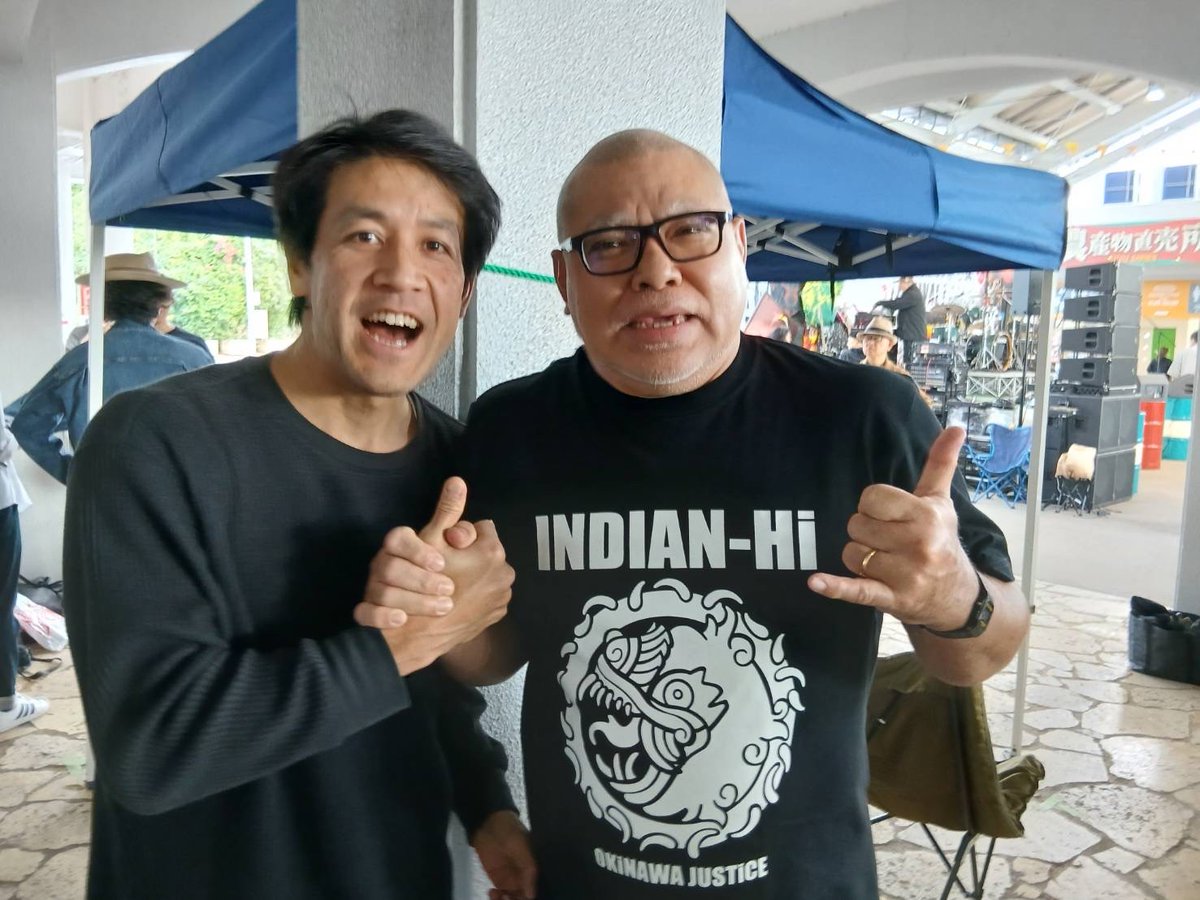 空の彼方の憎しみには祈ることしかできないが、目の前の君やあなたと和解することや感謝することはできる。
2025年ありがとうございました！
俺は、俺達はますます加速しているぜ。ハレルヤ感謝！

#カデナロックフェス
#indianHi
#インディアンハイ
#INHI
#沖縄 #okinawa
#バンド #band
#ライブ #live