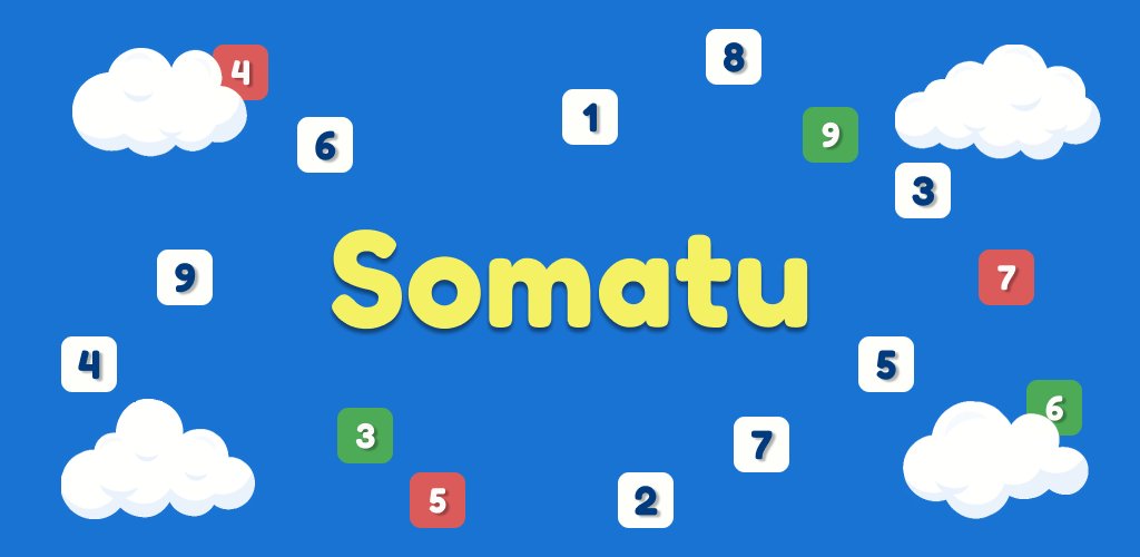 PTFobake's tweet image. I've launched my first mobile game on Google Play! 
The game is called Somatu.
It's a game where you solve puzzles using the adding operation.
I appreciate anyone who can install and try it, and any feedback is welcome!
The game can be found at:
play.google.com/store/apps/det…