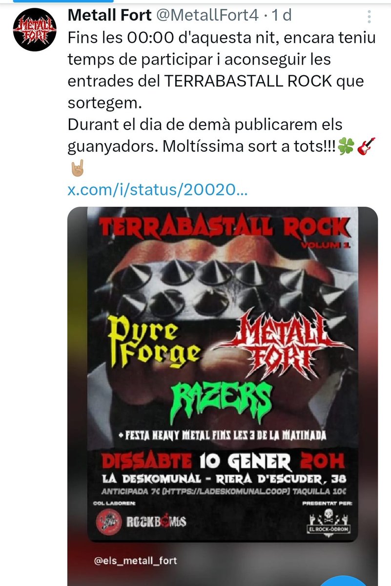 Metall Fort tweet media