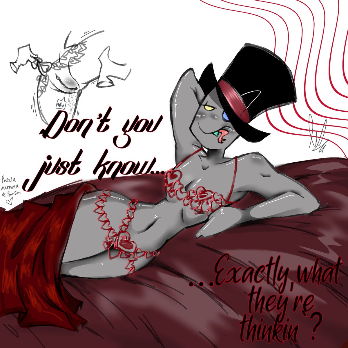 Second request! Bon appetite chat. 

#Villainous #Villanos #BlackHat #NSFW