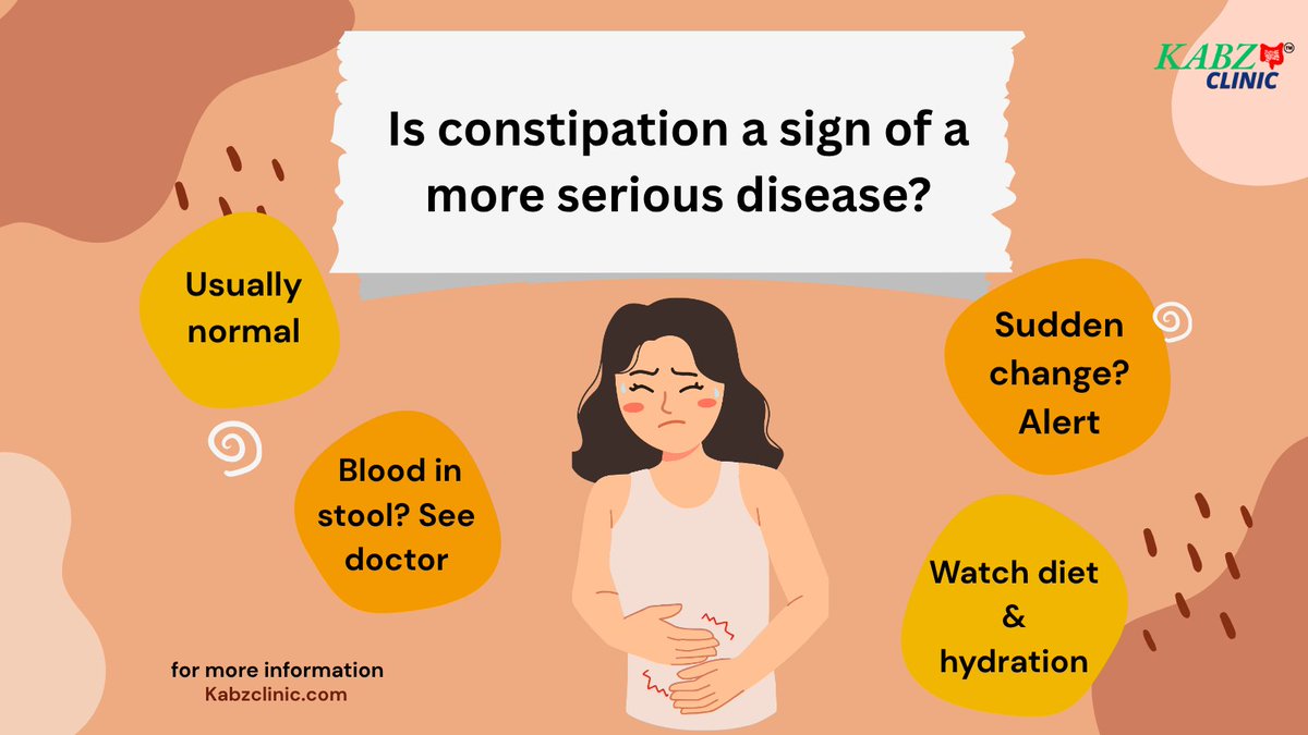 Is constipation a sign of a more serious disease?
#constipation #kabzcureclinic #healthsrainbowprivatelimited, 
For more information you can visit our youtube and website.    
Youtube : youtube.com/@heal
Website : kabzclinic.com