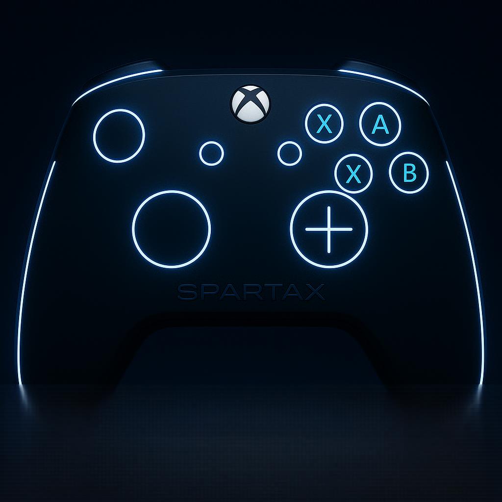 DavidBarrosDov1's tweet photo. Bill told me “add buttons.” I said “no lol.” #SPARTAX #Xbox #BillGates #NoButtons #TactileMaster #lol https://t.co/CEkqK150nU