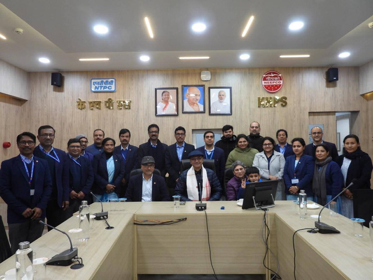 BimalOswal's tweet photo. Visited NEEPCO’s Kopili Hydro Power Station Office Complex and held a productive meeting with the HOP and HODs to discuss ongoing and future initiatives.

@NEEPCOLtd https://t.co/EQWVVSvu6r