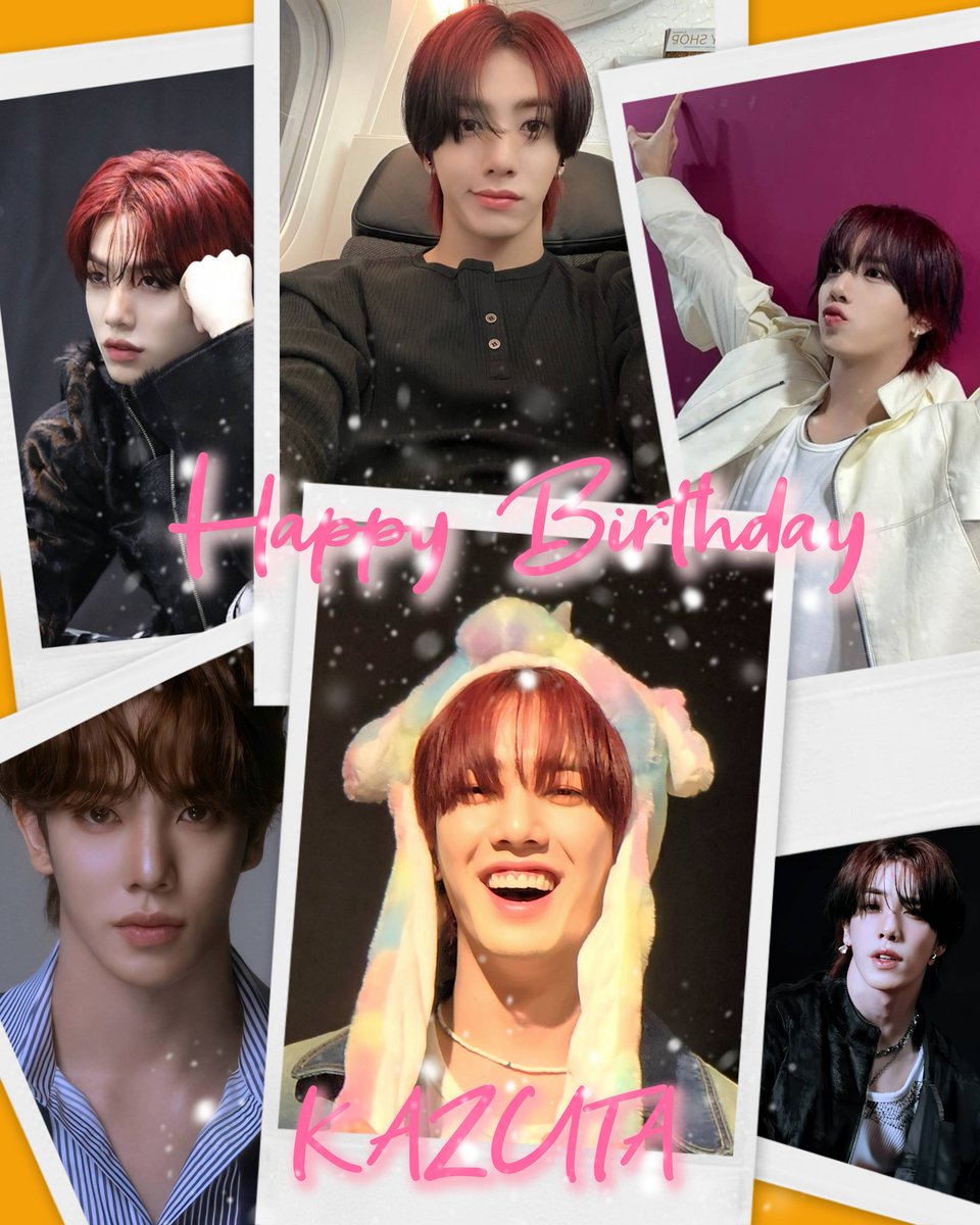 CHI(⑅•ᴗ•⑅)TA お誕生日おめでとうカズタ！ カズタにとって幸せで笑顔あふれる1年に