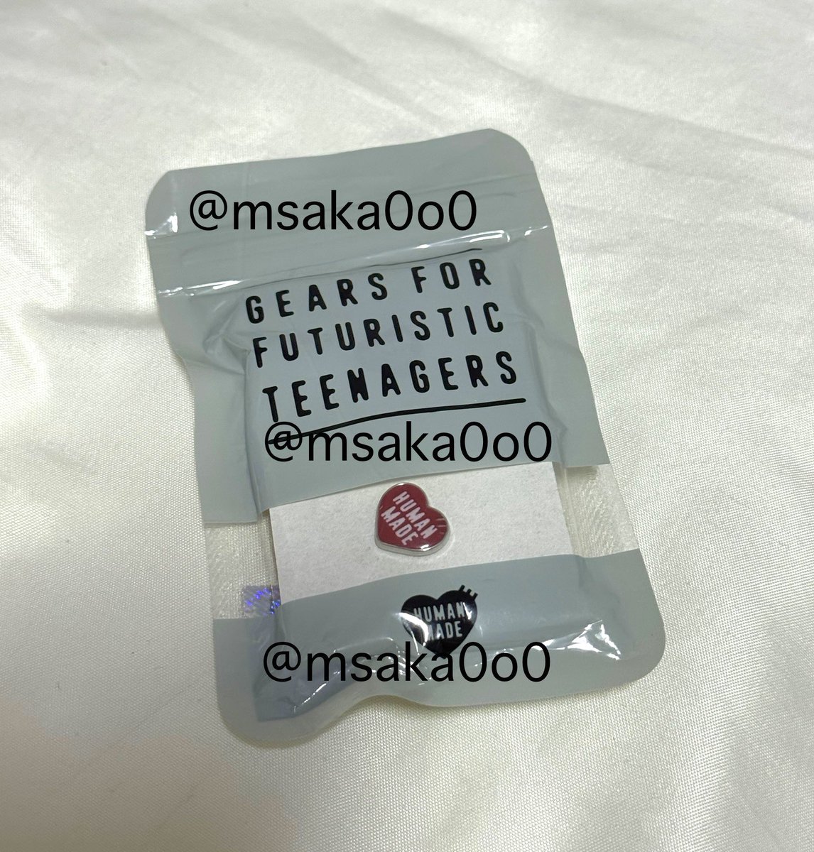 msaka0o0's tweet photo. ✨pls rt✨
❣️พร้อมส่ง human made ต่างหู สีแดง มือ1 (หายากกก)
🎀 2,500รวมส่ง
🎀 สนใจdmได้เลยค่า
#humanmade #ตลาดนัดhumanmade #หิ้วญี่ปุ่น #พรีญี่ปุ่น https://t.co/fEGtuueYOK