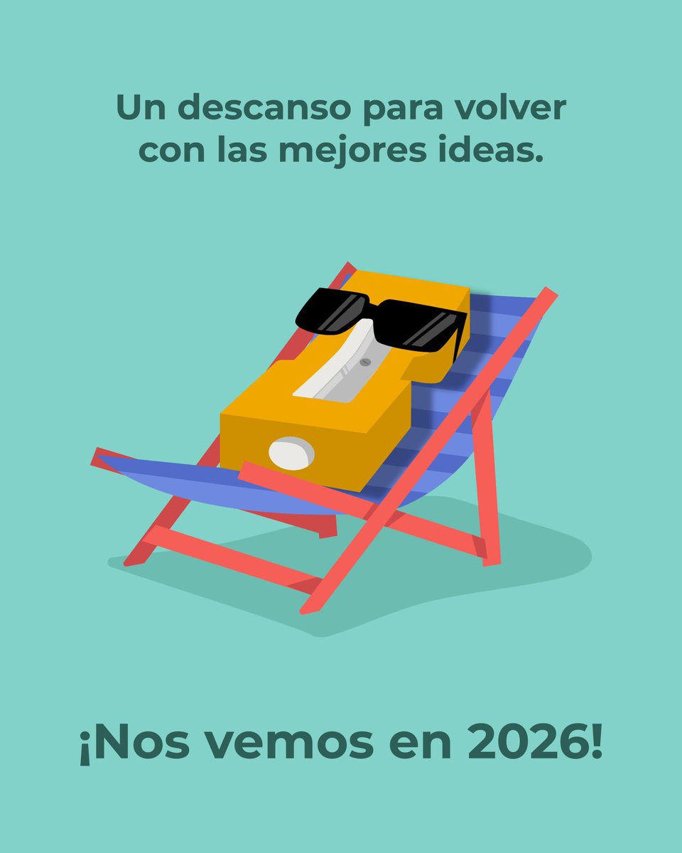 Las ideas no se toman vacaciones 🚫🏖️ (y nosotros tampoco del todo 😉)

Terminamos un año intenso y hacemos una pausa para recargar energía y preparar lo que viene 💪

Gracias a los equipos que día a día confían en nosotros para pensar y crear juntos 🧩 Nos vemos en 2026 🫂