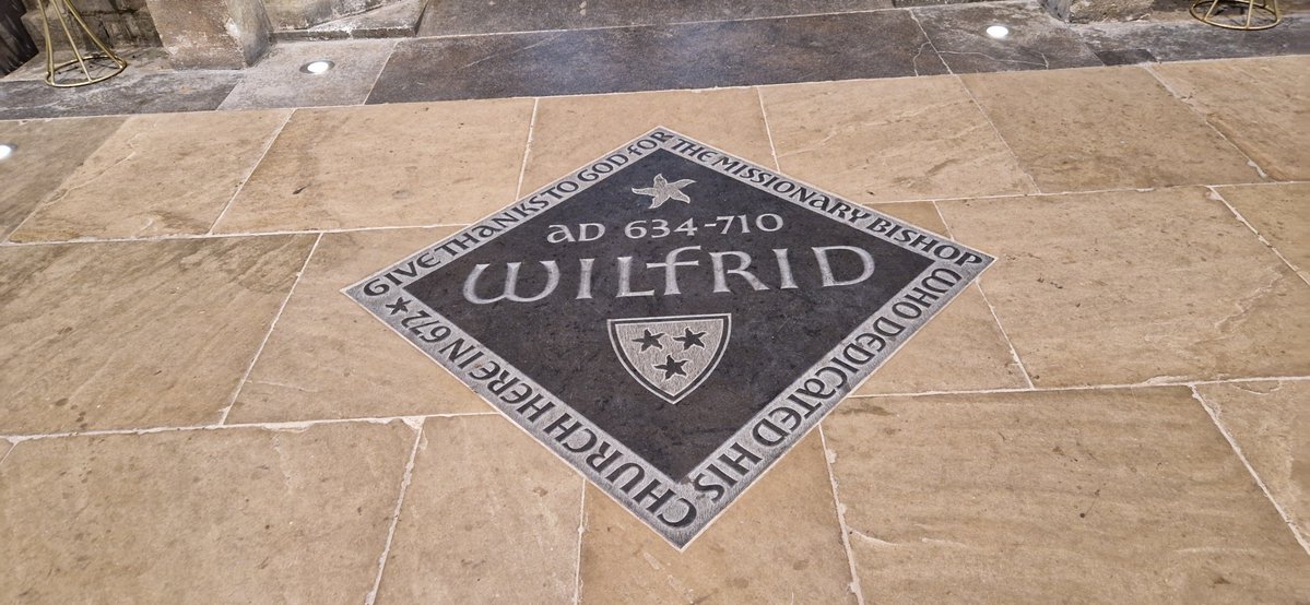 AnneEBailey1's tweet image. Next stop on our pilgrimage road trip: Ripon Cathedral, once the site of St Wilfred's shrine.