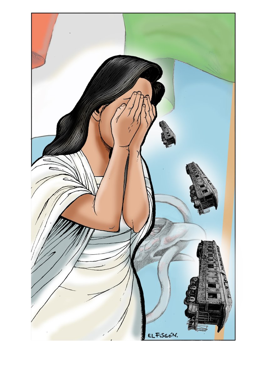 fisgonmonero's tweet photo. ¡Cuánto dolor el descarrilamiento del Tren Interoceánico!
Toda la solidaridad para las víctimas.
Es imperativo esclarecer las causas del descarrilamiento. https://t.co/OZKTeQrgeM