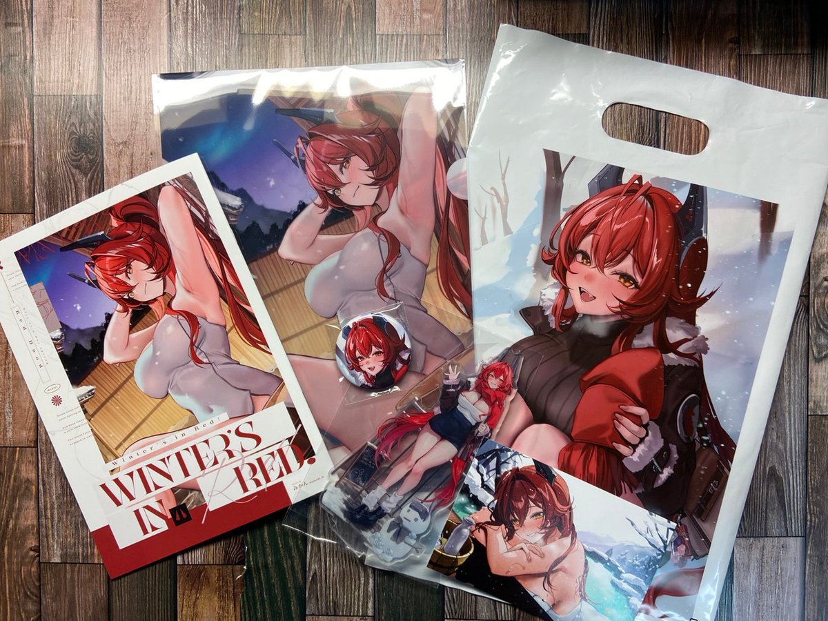 コミケ C106 NIKKE ニケ みかん レッドフード 新刊セット 今回のコミケの戦利品② 前回の夏コミでは伺えず心残りだった、 レッド