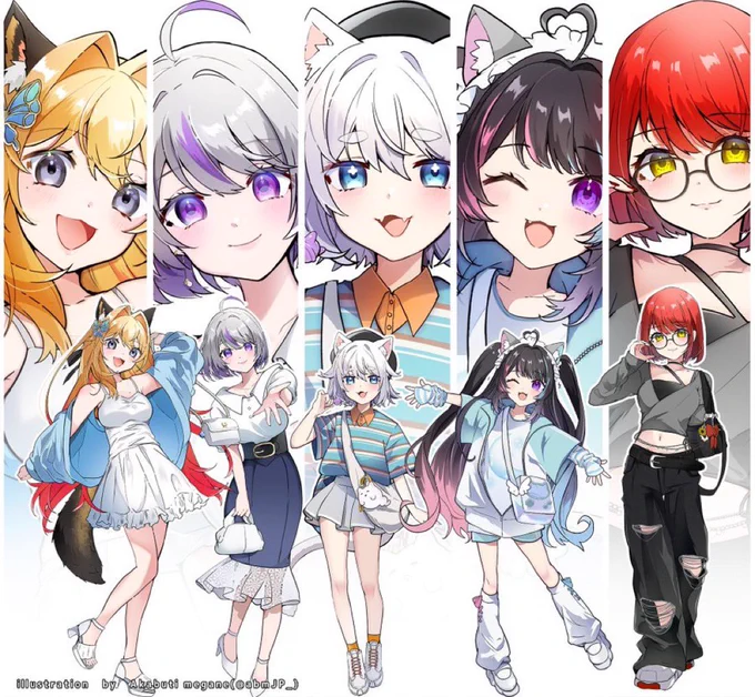 今年も沢山描きました…! #2025年自分が選ぶ今年の4枚