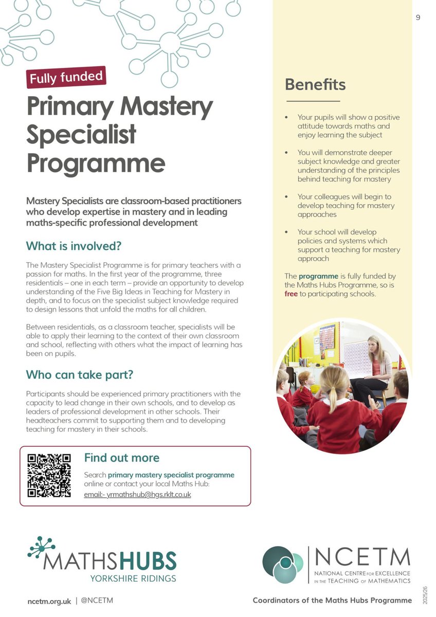 YR Maths Hub tweet media