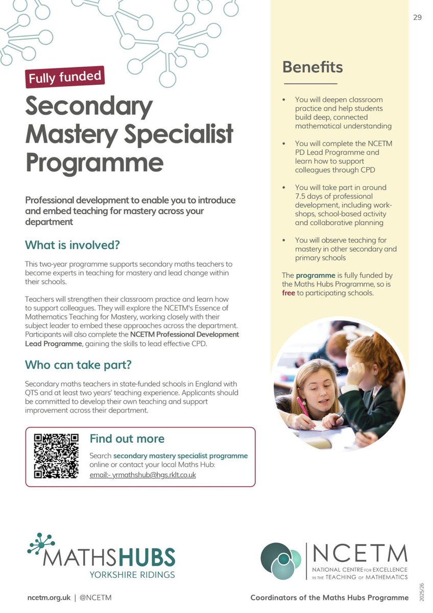 YR Maths Hub tweet media