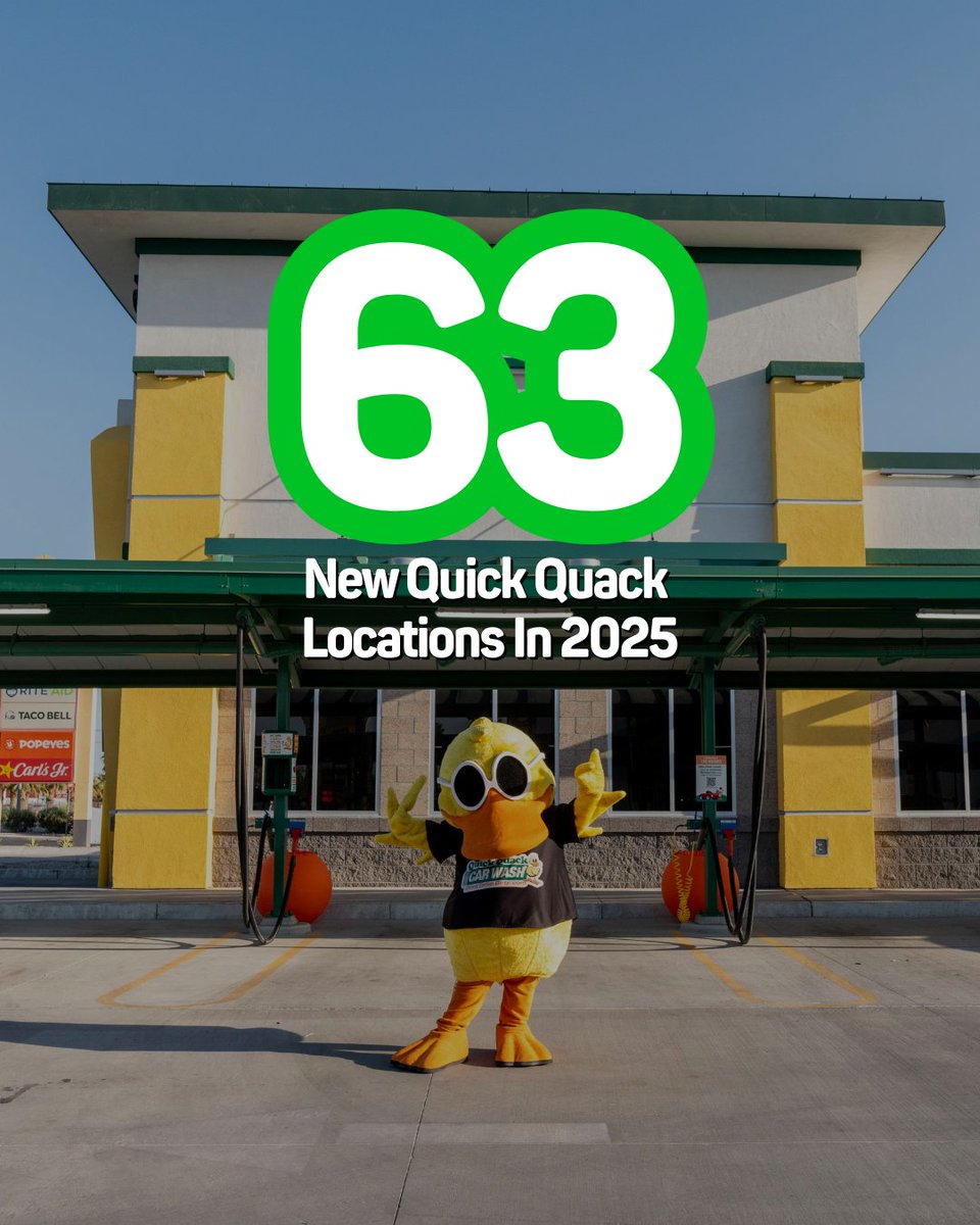 quickquack's tweet image. ✨🦆 Quick Quack Wrapped 🦆✨

This year was all about growing alongside the communities we serve from fun moments and shared memories to millions of reasons to smile. 😄

Here’s a look back at what made this year truly amazing and why none of it would be possible without you. 💚…