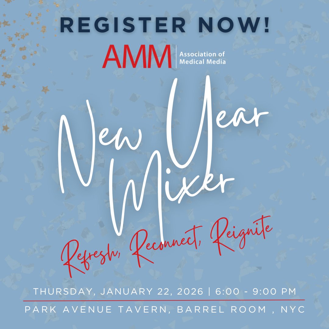 AMMUpdates's tweet image. Kick off 2026 with AMM at our New Year Mixer: Refresh, Reconnect, Reignite, happening Thursday, January 22 from 6:00–9:00 PM at the Park Avenue Tavern, Barrel Room in NYC.

Save your spot: ammonline.org/calendar-of-ev…

#AMM #medicalmedia #healthcaremarketing #medcomms #networking