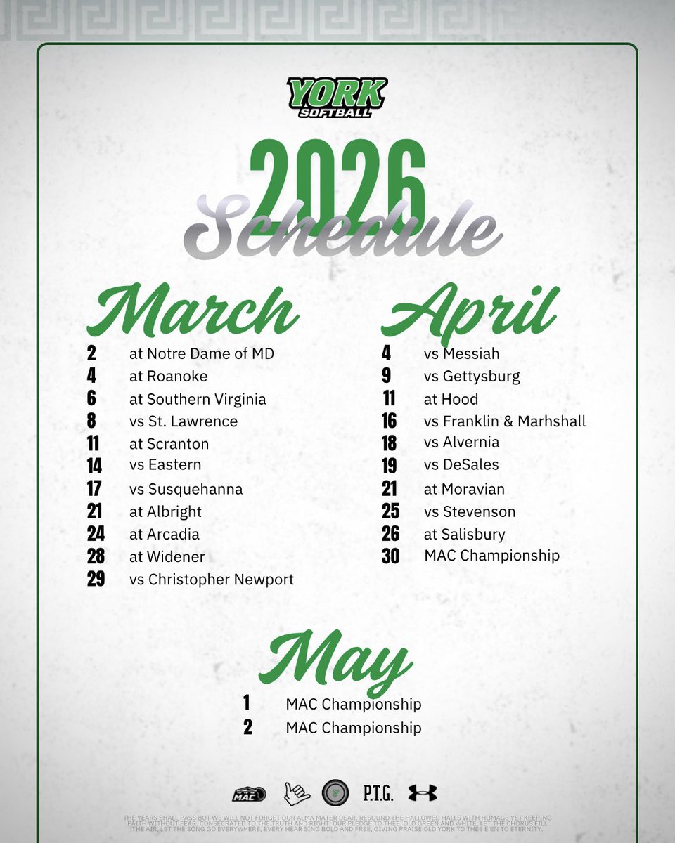 York Softball tweet media