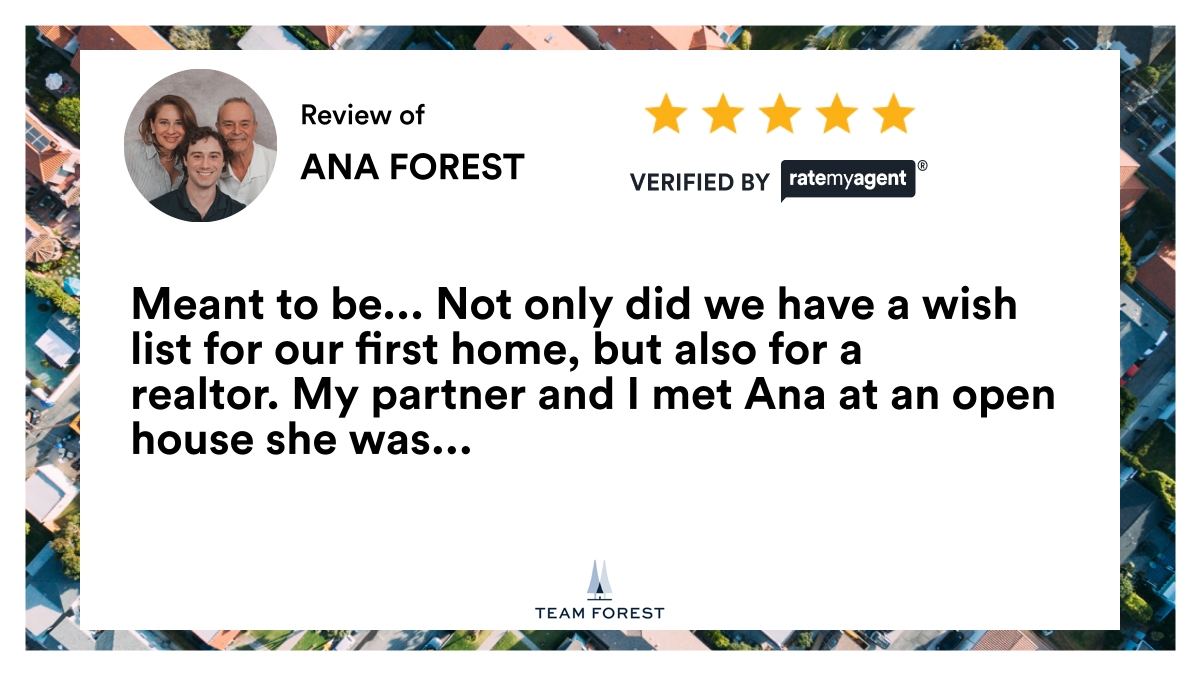 Excited about another great review! We are always proud, humbled and delighted when our clients recognize our efforts :) Please check out pur latest RateMyAgent review in .

rma.reviews/quvv4zjcstq8

...
#ratemyagent #realestate #Red_Oak_Realty