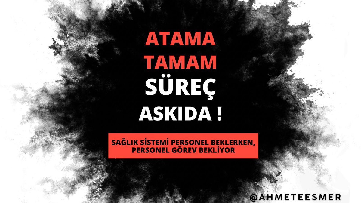 2025/5 atamasıyla atanan  meslektaşlarımızın hala binlercesi işbaşı yapmamakta, mağdur durumdadır.

ÇKYS’ye kayıt işlemlerinin hızlandırılması, tamamlanması ve göreve başlamasını talep ediyoruz.
#SBGöreviBaşlatılsın