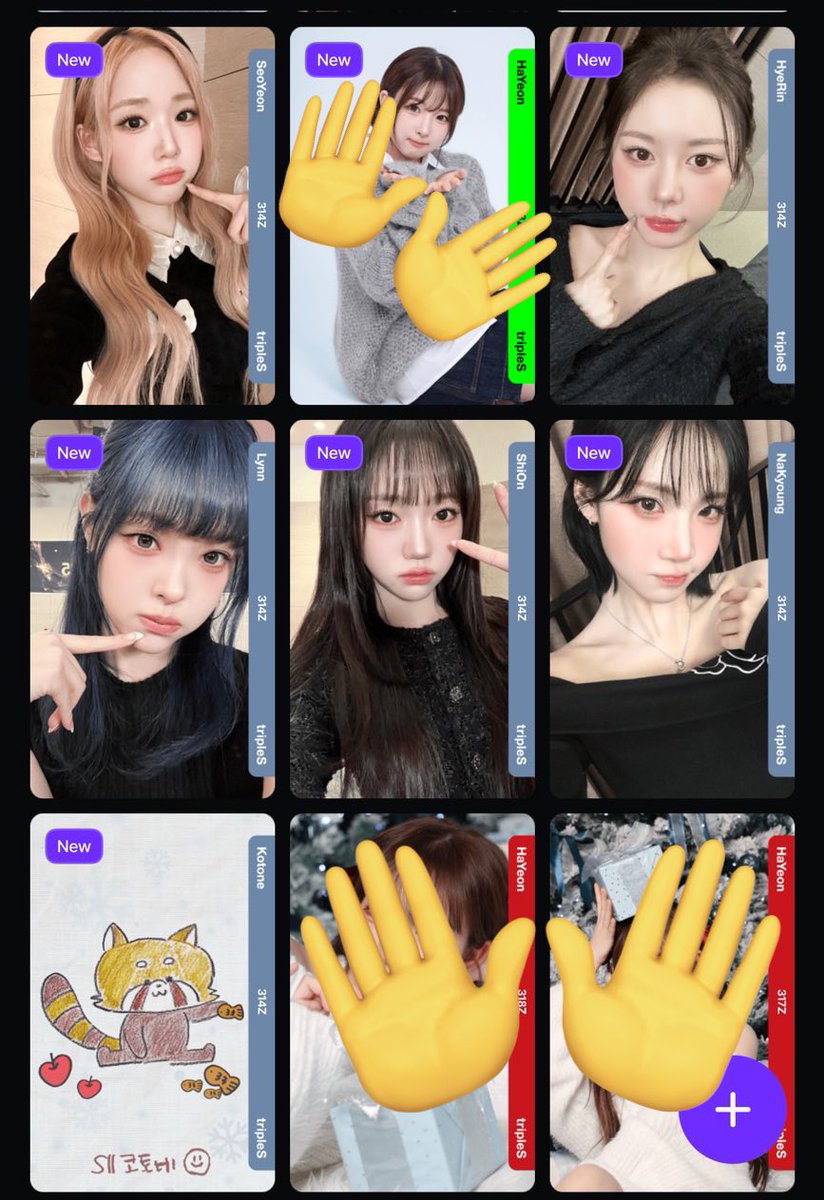 aiuioka_'s tweet photo. 再投稿 objekt trade 交換 tripleS

have⬇️
yooyeon bb314z *2
sohyun bb314z
shion bb314z
lynn bb314z
nakyoung bb314z
hyerin bb314z
kotone bb314z *2
joobin bb314z
cheyeon bb314z

want⬇️
hayeon bb314z

お気軽にお声掛けください🎶🎀
plz reply or DM🤩 https://t.co/WyKHOvODLV