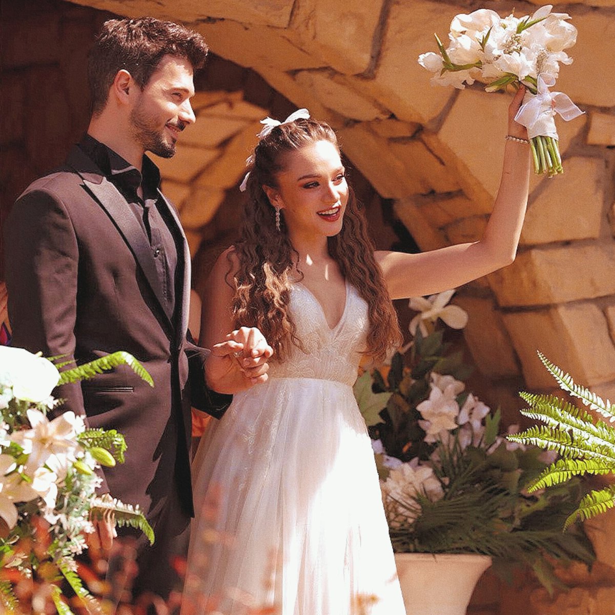 yılın en güzel gelini ve damadı 🤍 #HalZey