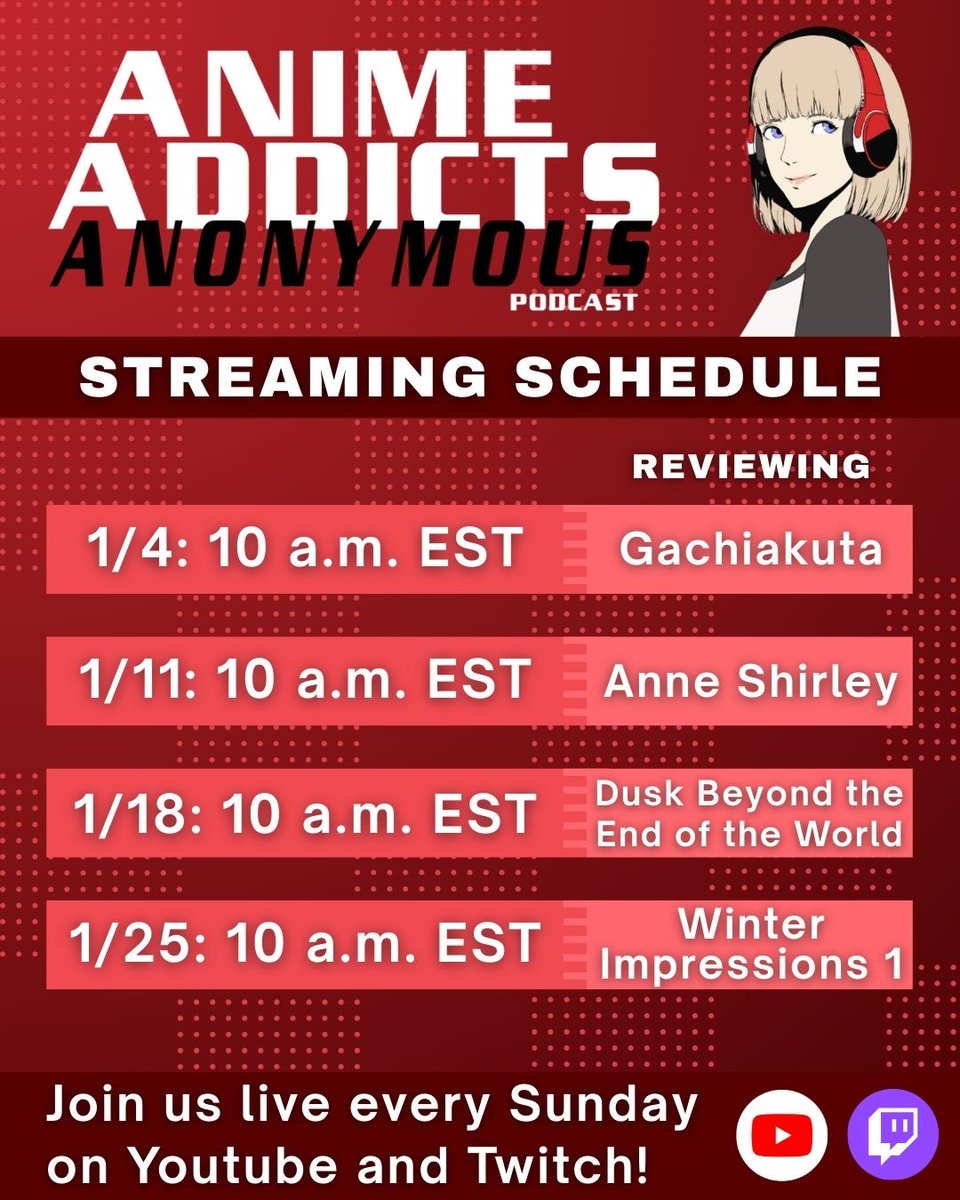 Anime Addicts Anonymous Podcast tweet media
