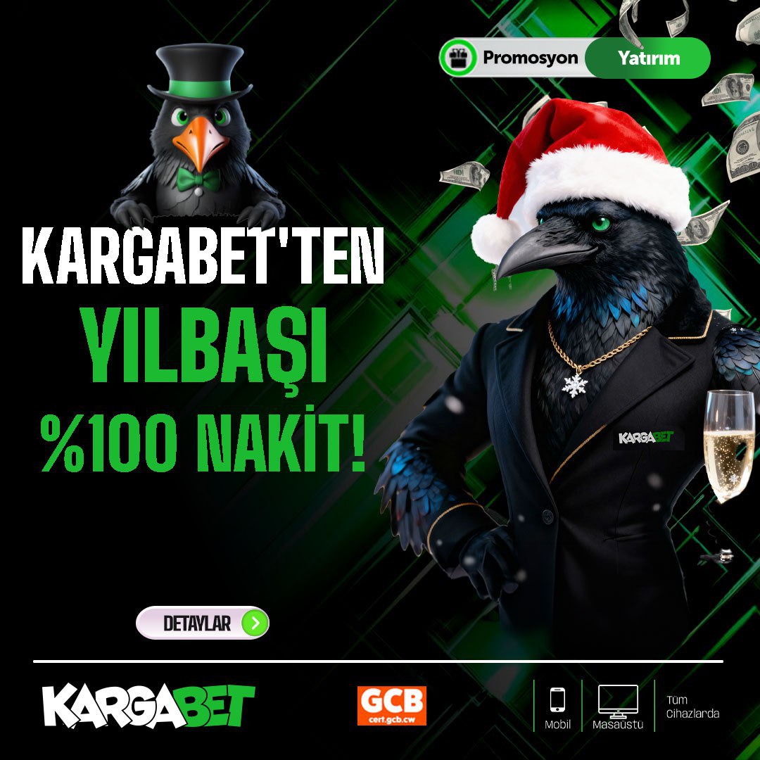 🎄✨ YILBAŞI ETKİNLİĞİ BAŞLADI! ✨🎄

⏱ 30 Aralık 00.00’da aktif
⌛️ 2 Ocak 00.00’a kadar geçerli

🤑 250 TL – 2.000 TL arası yatırım yapan kullanıcılar Yılbaşı 2 X Bonus fırsatından yararlanabilir

🤑 Yeni yıla kazançla gir!

ℹDetaylar Bonuslar Sayfamızda

#KargaBet #kargabet