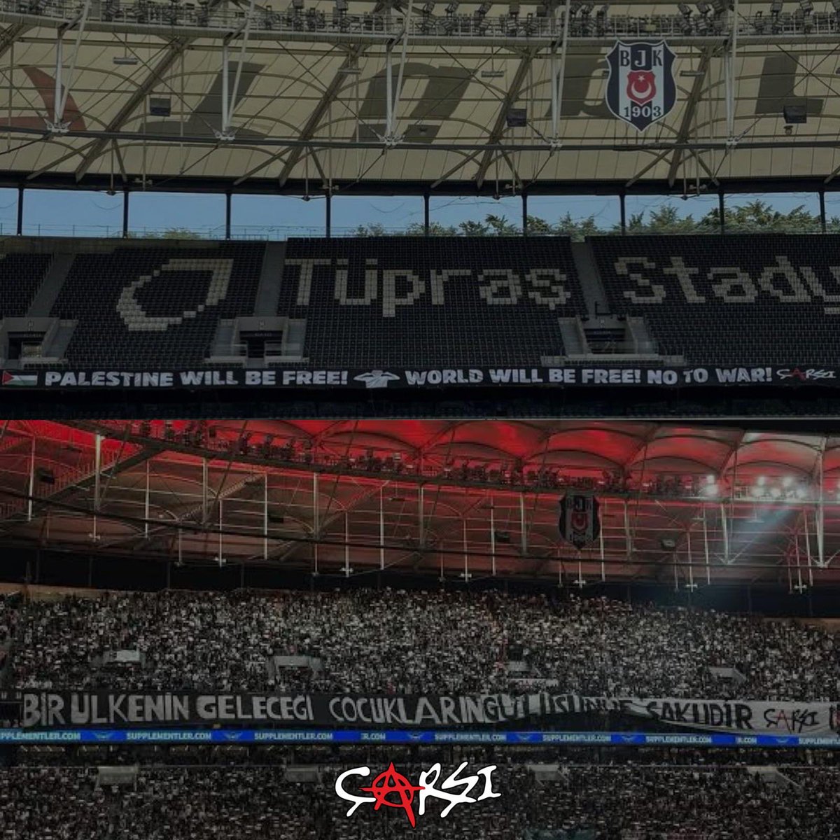 GAZZE İÇİN KOL KOLA!

1 Ocak sabahı, Filistin’de yaşanan zulme ses çıkartmak için çArşı olarak biz de orada olacağız.

🗓️1 Ocak 2026
⏰08.30
📍Galata Köprüsü

#GazzeyiUnutma #çArşı #forzabesiktas