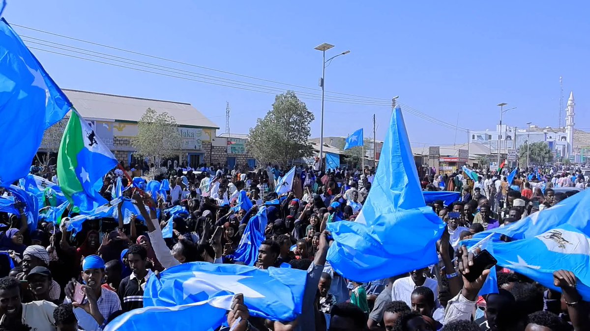 #Laascaanood, known as the ‘Blue City,’ is the capital of the North-Eastern Somali state that has spoken, controlling approximately 45% of the former Somali territories under British colonial rule, known as #Somaliland.”
